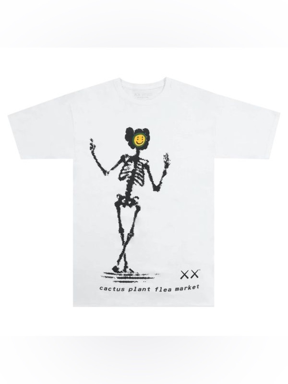 Cactus Plant Flea Market x KAWS Shirt 'White' Size Small